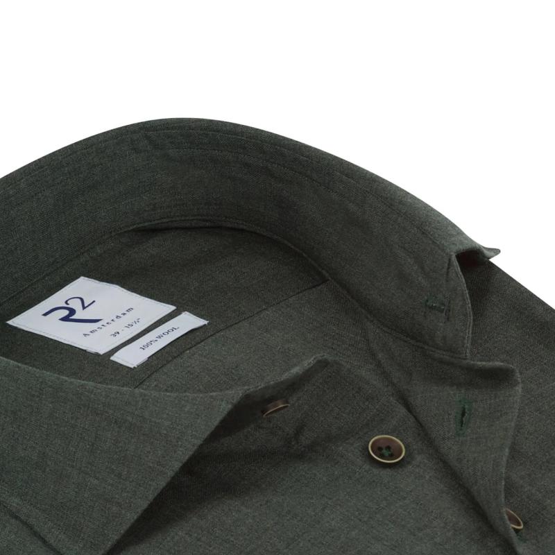 Сорочка R2 NOS.WOOL.004/070-DARK GREEN Сорочка R2 NOS.WOOL.004/070-DARK GREEN