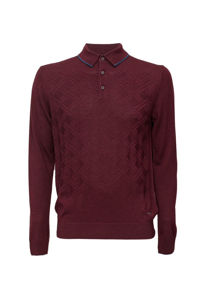 Поло ENRICO CERINI 214103/BORDEAUX