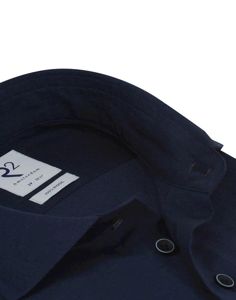 Сорочка R2 NOS.WOOL.002/010-NAVY Сорочка R2 NOS.WOOL.002/010-NAVY