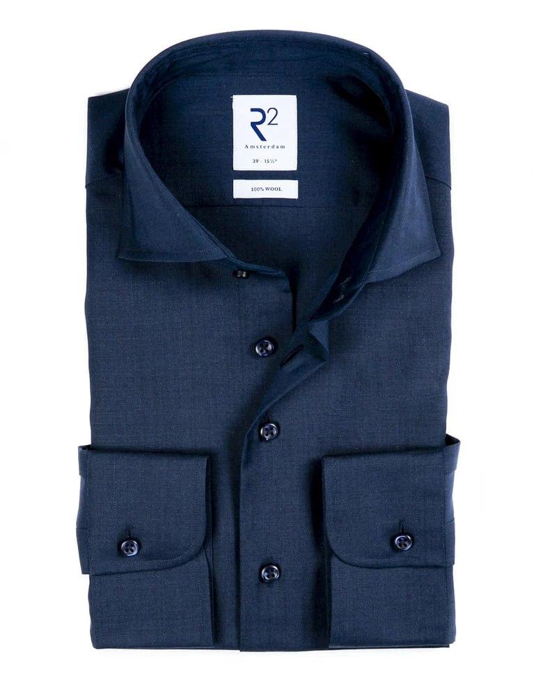 Сорочка R2 NOS.WOOL.002/010-NAVY Сорочка R2 NOS.WOOL.002/010-NAVY
