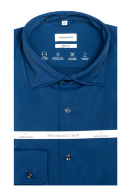 Фото рубашки Прямой силуэт Рубашка SEIDENSTICKER, цвет синий